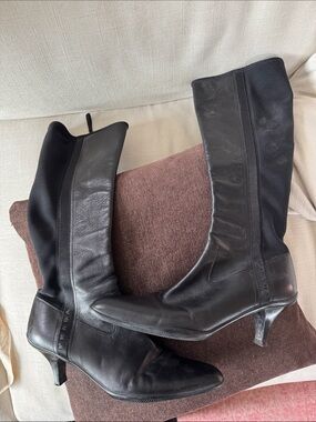 Vintage Prada black Leather Boots
